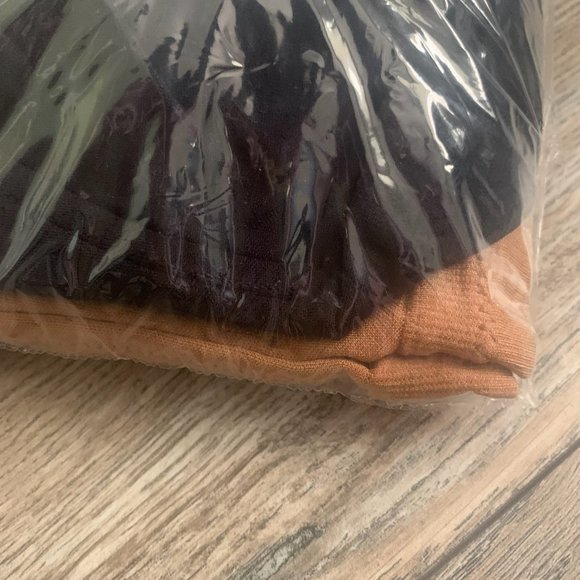 NWT RHONDA SHEAR 2 PIECE UNDERWIRE BANDEAU BRA'S W/REMOVABLE PADS BLACK/CARAMEL - Picture 8 of 11